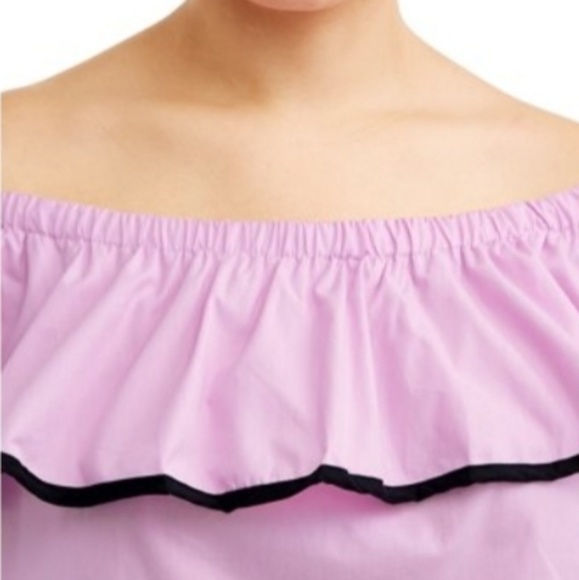 No Comment Plus Off Shoulder Flounce Sleeve 1X - Picture 3 of 4